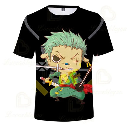 New One P Graphic T Shirt Men Women Anime Harajuku Tops Summer Boys Girls T-shirt 3D Fashion Clothing Plus Size Streetwear