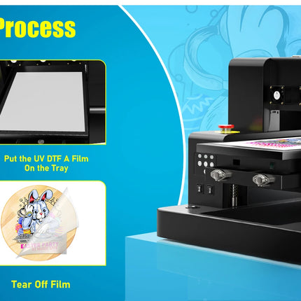 For Epson XP600 A3 UV Printer with XP600 Printhead UV Flatbed Printer A3 UV Sticker Printer For Bottle Case Acrylic Glass Print