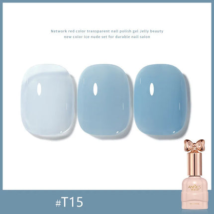 Pretty Colorful Glitter Nail Polish Reflective Candy Color Nail Varnish Semi Permanent UV Polish Nails Art Manicure Jelly Glue