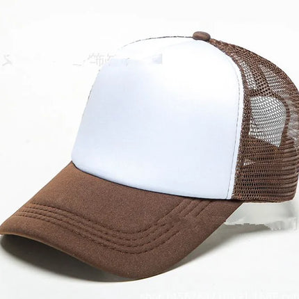 Customized Logo Mesh Baseball Caps Men Women 5 Panel Cheaper Trucker Hats Sports Team Snapback Caps Summer Sun Dad Hat Gorras