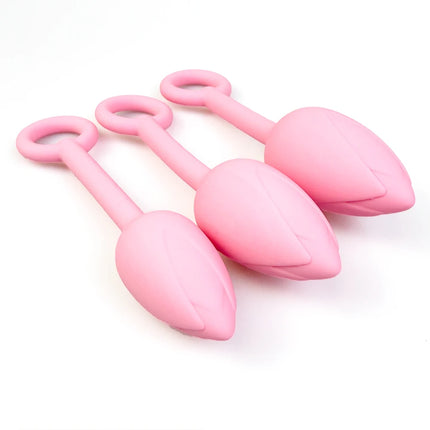 1Pcs, Silicone Vaginal Dumbbells Flower Shape With Scale Vaginal Muscle Training Ball Anal Plug Butt Plug Adult Sex Toys
