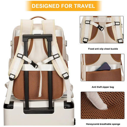 Buylor Travel Backpack for Women Men 45x20x30 Easyjet Cabin Bags Laptop Backpacks Carry on Backpack Casual Daypack for Weekender