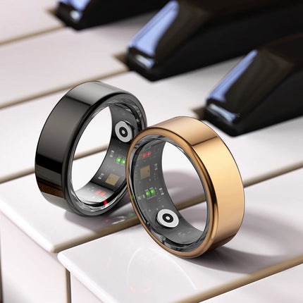 [2024 ] COLMI R02 Smart Ring Military Grade Titanium Steel Shell Health Monitoring IP68 & 5ATM Waterproof Multi-sport Modes