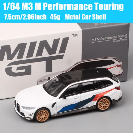 MiniGT 1/64 Scale  Nissan Skyline GTR Racing Z Honda Civic Cadillac V 911 GT3 McLaren Datsun 510 Pickup Truck  Car Model Toy
