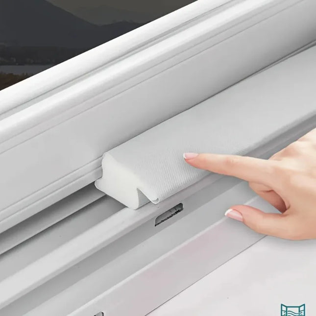 TPU Seal Strip Set for Sliding Windows and Door Windproof Waterproof Soundproof Dustproof for Outer Inner Middle Gap Door Bottom