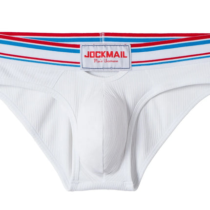 Men's Briefs Slip Sexy Men Underwear Brief Hollow U Convex Cotton Man Underpants Comfortable Cuecas Masculinas Sissy Panties