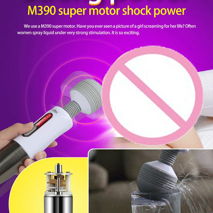 Leten Clitoral Vibrator for Female Masturbation Orgasm AV Stick Magic Wand Massager Stimulate Nipple Clitoris Sex Toys for Woman