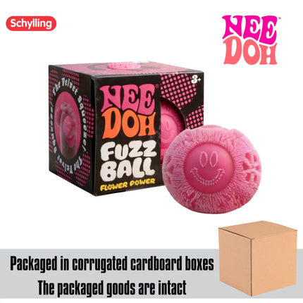 NeeDoh Fuzz Ball Blind Box Series Desktop Ornament Stress Relief Toys Suitable For People Under Pressure Fun Soft Stress Ball