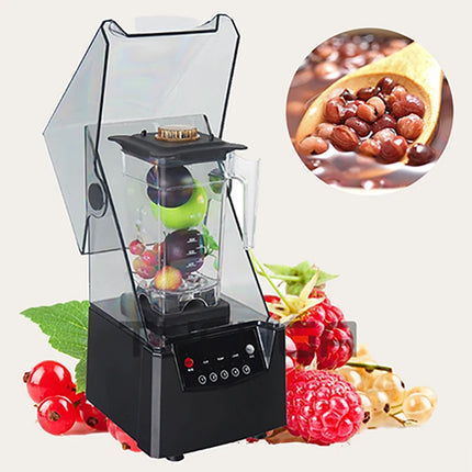 Electric Blender Mixer Commercial Blender Fruit Food Ice Crusher Processor Smoothies Juicer Maker Crusher Grain Grinder110/220V