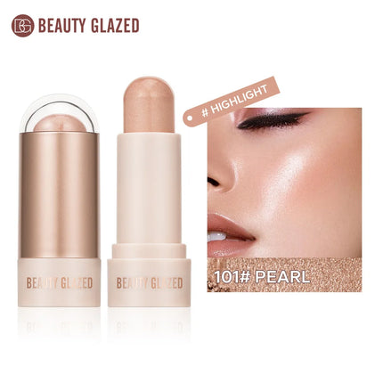 BEAUTY GLAZED multi-colour matte highlight blush stick glazed non-stick glass delicate and supple multi effect makeup