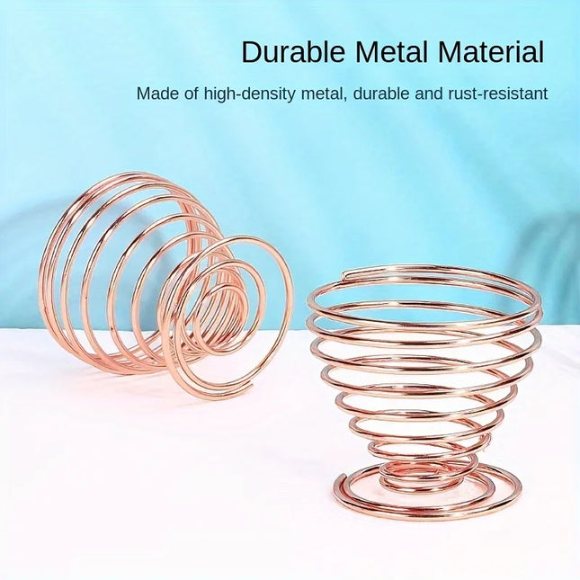 Elegant Stainless Steel Beauty Sponge Stand - Hygienic, Space-Saving Makeup Egg Holder & Dryer