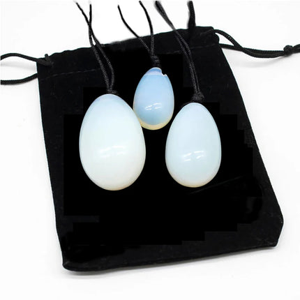 3pc/4pc Yoni Egg Women Kege Exercise Ball Set Natural Jade Stone Yoni Wand Train Pelvic Muscles Vaginal Massage Wellness Health