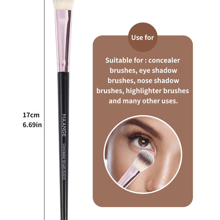 MAANGE 5Pcs Flawless Facial Makeup Brushes Soft Bristle Make-up Details Brushes for Concealer Cosmetics Makeup Tool for Beauty