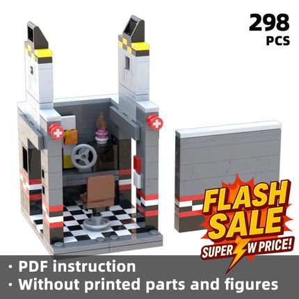 Pizzeria Retro Fantastic - 298 Piece Building Blocks MOC