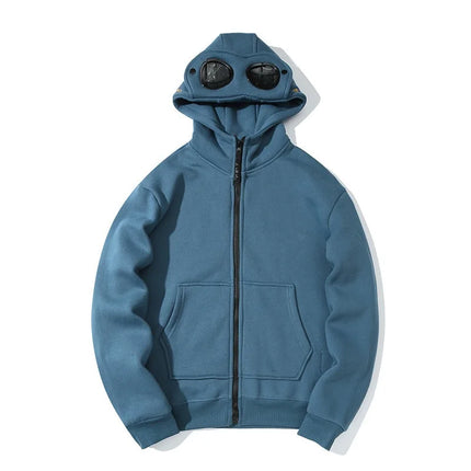 2025 Hot Selling Foreign Trade Men's Glasses Casual Round Neck Handsome Simple Leisure Outdoor Sports Hooded Glasses Hoodie