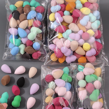 10/20/25/50/100PCS Latex-Free Makeup Sponges | Random Colors & Shapes for Liquid/Cream/Powder | Blending Beauty Sponge Bulk Set