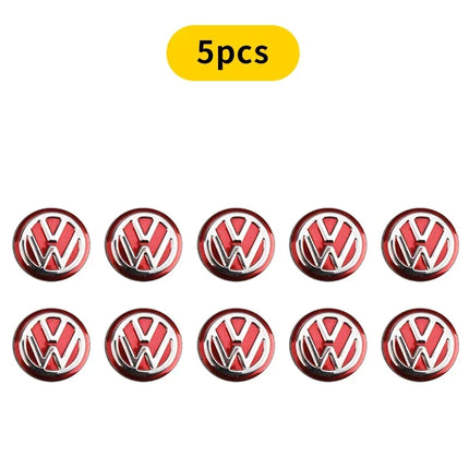 Car Remote Key Logo Metal Emblem Stickers For Volkswagen VW GTI Polo Golf Passat Tiguan Arteon Touareg Taigo Caddy Jetta Beetle