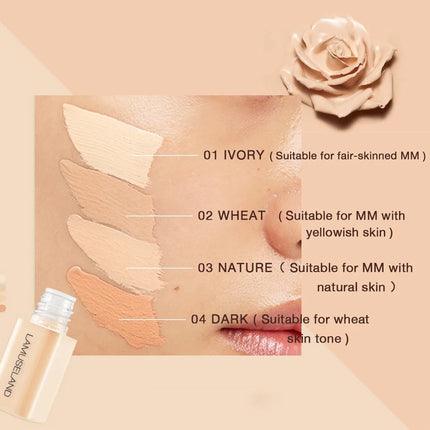 New Mini Concealer Moisturizing Liquid Concealer Coverage Pores Invisible Full Dark Circles Lasting Foundation Cream Face Makeup