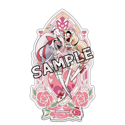 15CM Acrylic Standee Alastor Alastor Vox Anime Peripheral Desktop Ornament Decoration Valentine's Day Gift key chain