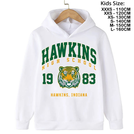 The Demogorgon Hawkins Cannibal Flower Hoodie Kids Cartoon Boys Girls Children Sweatshirts