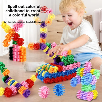420 DIY round building blocks, character bricks, educational and creative children's educational toys, children's DIY gifts