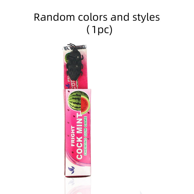 Cockroach gum startles April Fool's Day pranks, pranks, pranks, toys with random colors