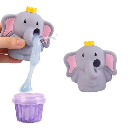 Animal Slime Squeeze Toy Puking Sucking Stress Relief Toy, Reusable Colorful Slime, Relieve Stress Toy Christmas Gifts For Kids