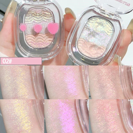 Light Shadow Highlighter Mashed Potato Diamond Shining High Gloss Paste Pearlescent Fine Flash Brightening Contouring Highlights