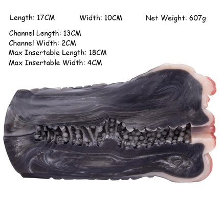 NNSX Lifelike Tiger Butt Soft Silicone Male Masturbator Pocket Pussy Onahole Artificial Vagina Stroker Sex Toys For Men 18+