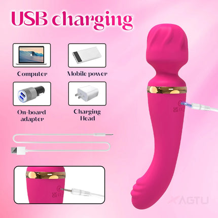 AV Magic Wand Dildo Vibrator for Women Nipple G spot Vagina Clitoris Stimulator Vibration Massager Sex Games Adult Sex Toys