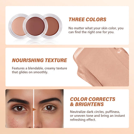 Eye Concealer Covers Dark Circles And Bags Under Eyes Brightens And Nourishes Eyes And Tightens Skin Korean Girls Eye Cosmetics