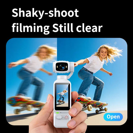HD 4K Action Camera 180 Degree Rotatable For Vlog YouTube Tiktok Girls Record Life Video Recording Entry Portable Action Camera