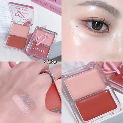 Water Light Peach Cream Blush Milk Pink Cream Natural Cheek Tint Brighten Waterproof Face Contouring Orange Blush Palette Makeup