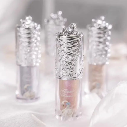 Flower Knows Swan Ballet Series Liquid Eye Shadow Pearlescent Fine Shiner Fine Sparkling Sequins 4g Eye Makeup