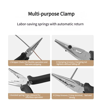 Mijia Power Tool Combo Kits Electric Screwdriver Self-lock Tape Measure Pliers Wrench Home Household DIY Hand Tool Kits