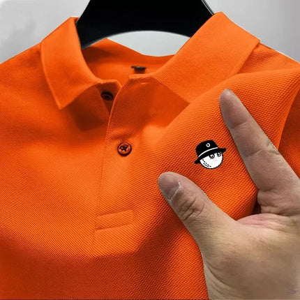 2026 Summer Men's Golf Casual Polo Shirt Business Casual Luxury Polo Shirt High-Quality Brand Men's Short-Sleeve Polo