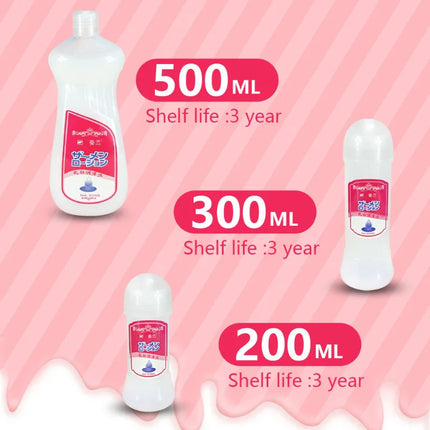 Lubricant for Gay Sex 200/300/500ml Sex Semen Viscous Lube for Vagina Anal Plug Oil Lubrication Intimate Goods Adult Sex Toys