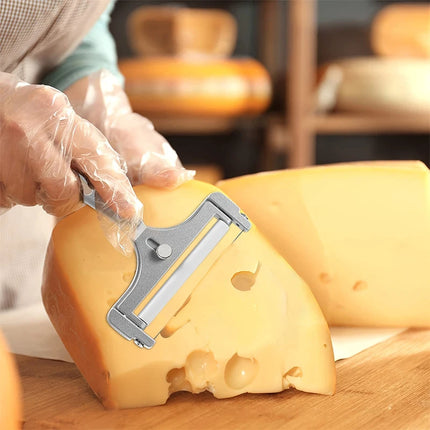 Cheese Slicer Cheese Scraper with AdjustableThickness Butter CheeseShaver ButterSlicer Multi-purpose KitchenTool