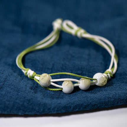 Love stone women's ceramic bracelet Female hand-woven couple small wholesale jewelry #5347