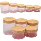 Clear red jar / 25pcs 250g