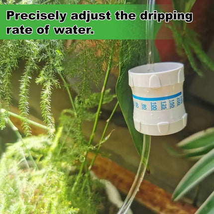 Automatic Drip Irrigation Bag 6.5L Self Watering System Potted Plants Garden Hanging Watering Device Flow Control Valve Spike