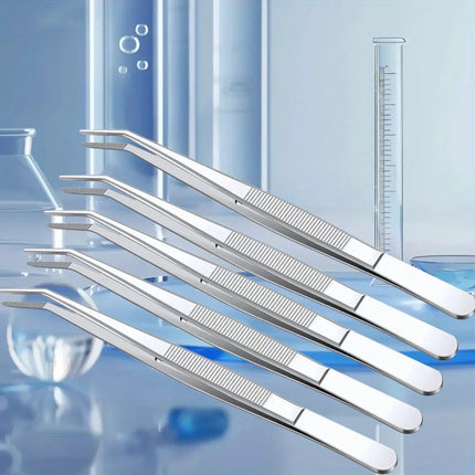2/5pcs Multi-Purpose Stainless Steel Tweezers,Sewing,Nail Art,Eyebrow Threading,Jewelry Clamping,Sewing Machine and DIY Projects
