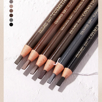 5pcs Professional Microblading Pencil Permanent Eyebrow Pencil Tattoo Waterproof Art Tint Makeup Eye Brow Pen Enhancers Cosmetic