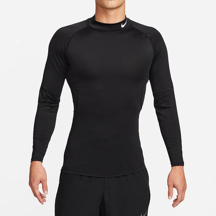Nike genuine Spring and Autumn men's slim fit classic printed fitness long sleeved T-shirt FB7909-010