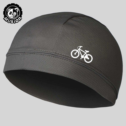 Musion Under Helmet Beanie Cap  Vented Sweat Absorbent Moisture Wicking for Men Cycling Motorcycle Riders