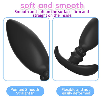 Soft Silicone Anal Plugs Anal Beads Dildo Butt Plug Prostate Massage Unisex Sexy Stopper Adult Sex Toy for Men Women Adult Games