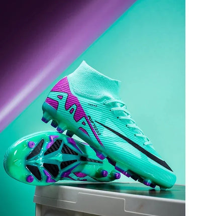 Men Football Shoes TF/FG Society Cleats Indoor Soccer Shoes Professional Football Field Boots Fast Unisex Sneaker Top Quality