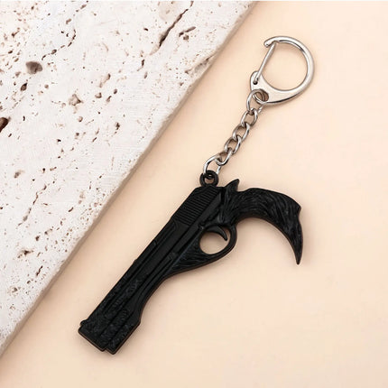 Game DMC Keychain Dante Sword Rebellion Awakening Keyring Nero Red Queen Keychains Weapon Pendant for Men Jewelry
