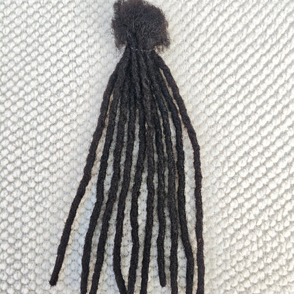 Dreadlocks Sister Locs Extensions Handmade Soft Crochet Brazilian Human Hair Braiding 10in Ombre Short Hair 10Strands/lot