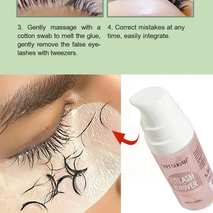 Gentle Eye Makeup Remover Gel for Waterproof Mascara and Eyeliner Deep Cleansing Formula No Irritation for Sensitive Eyes